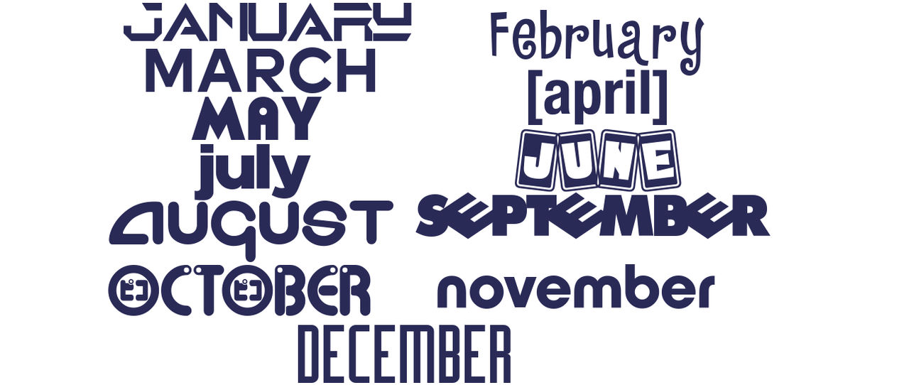 Font Month Deviantart Font Month 2021 (Another font pack by me) by donmcdonough on DeviantArt