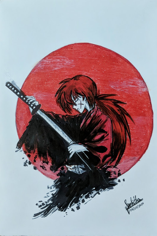 Himura Kenshin Speeddraw: Colored by Haiisu on DeviantArt