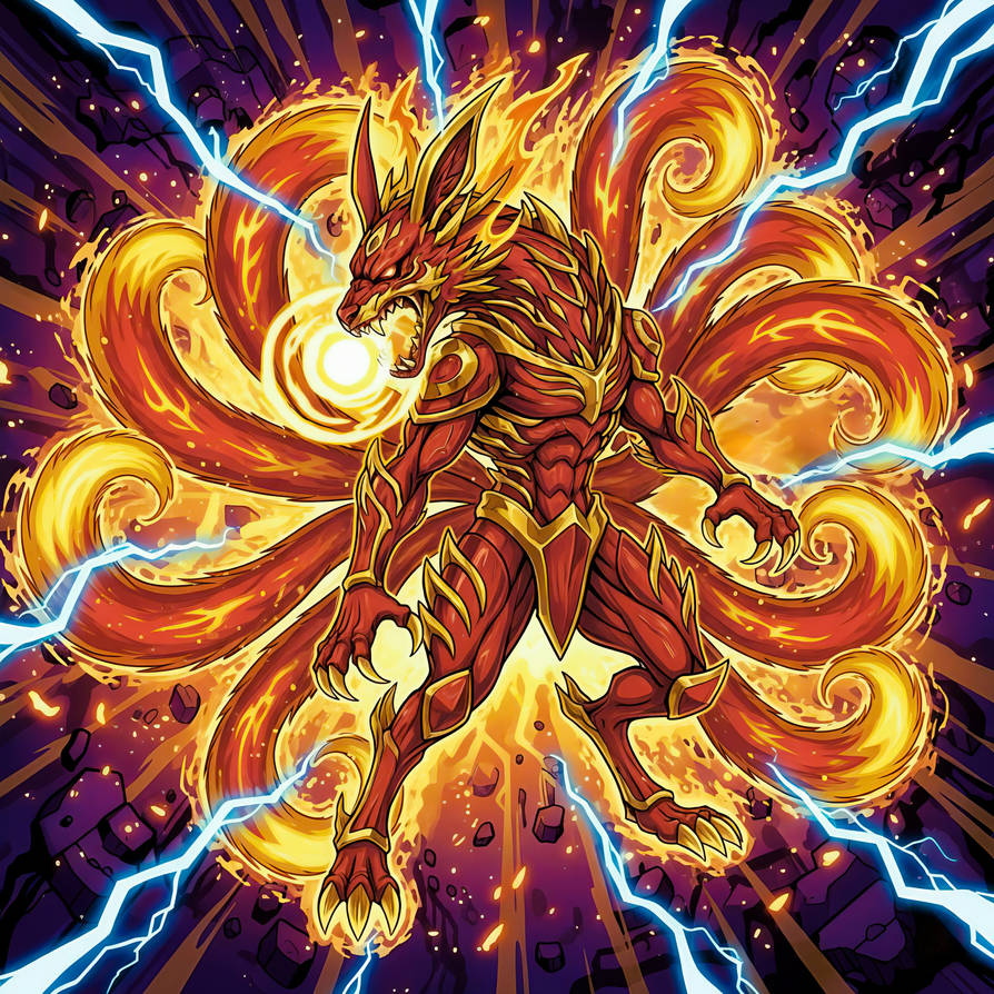 9 Tails Rage Tailed Beasts 9 Tails by KilluaRedX on DeviantArt