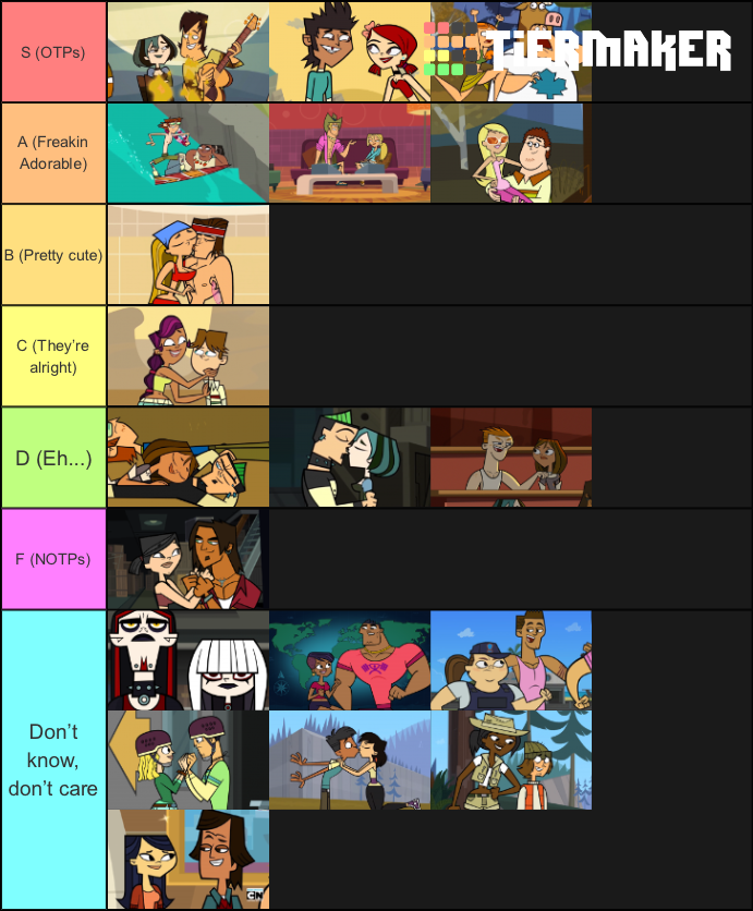 Total Drama: The Couples, Ranked Worst To Best