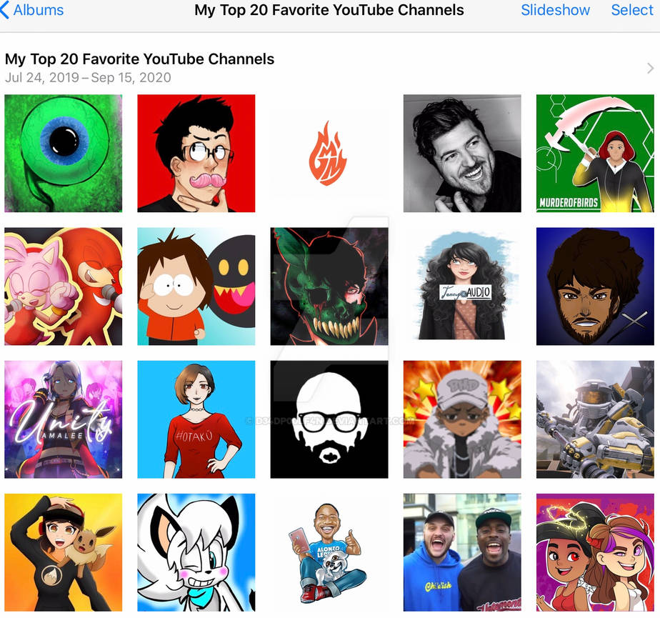 My Top 20 Favorite YouTube Channels by D34DP00LF4N on DeviantArt