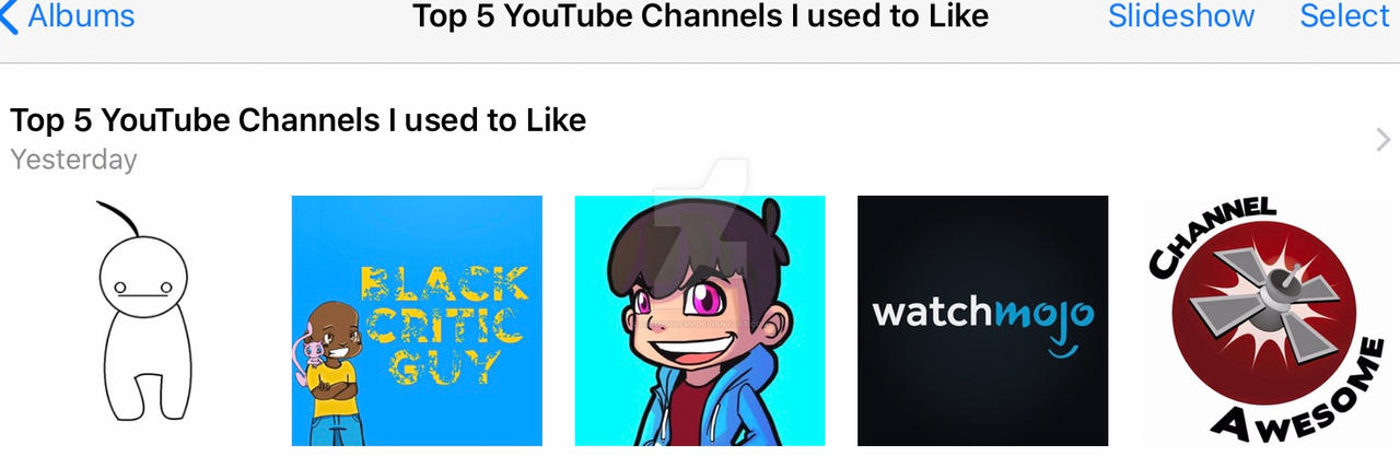 Top 5 YouTube channels I used to Like by D34DP00LF4N on DeviantArt