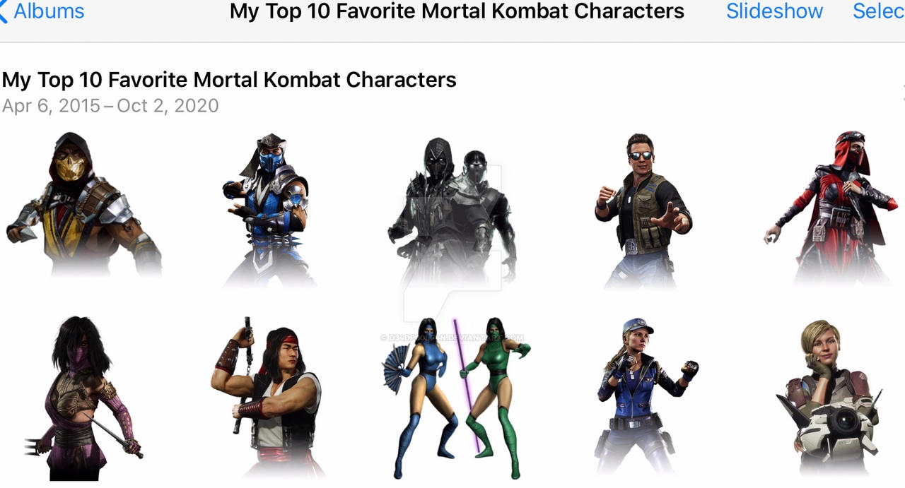 My Top 10 Favorite Mortal by D34DP00LF4N DeviantArt