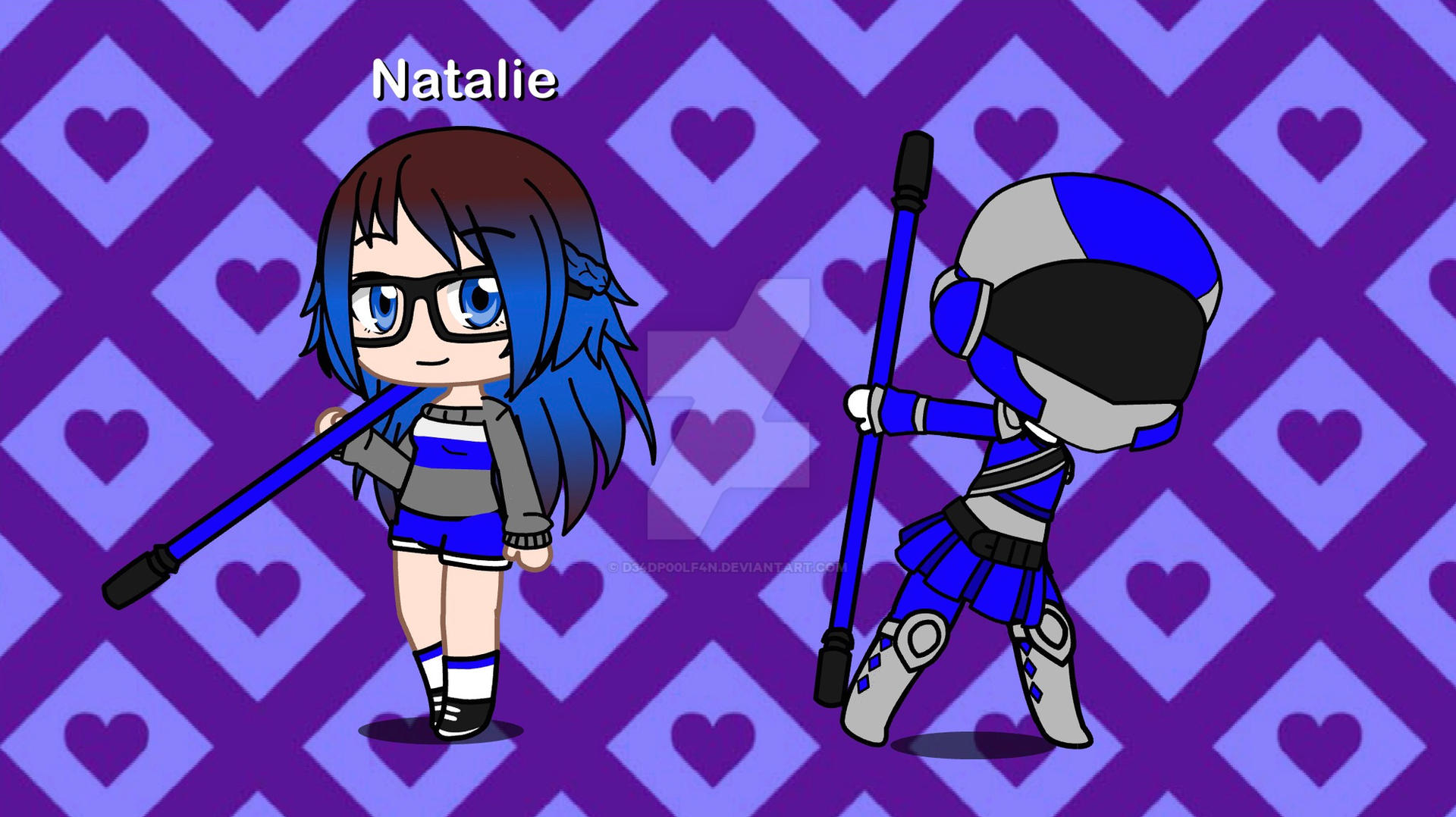 Natalie, the Blue Harem Ranger by D34DP00LF4N on DeviantArt