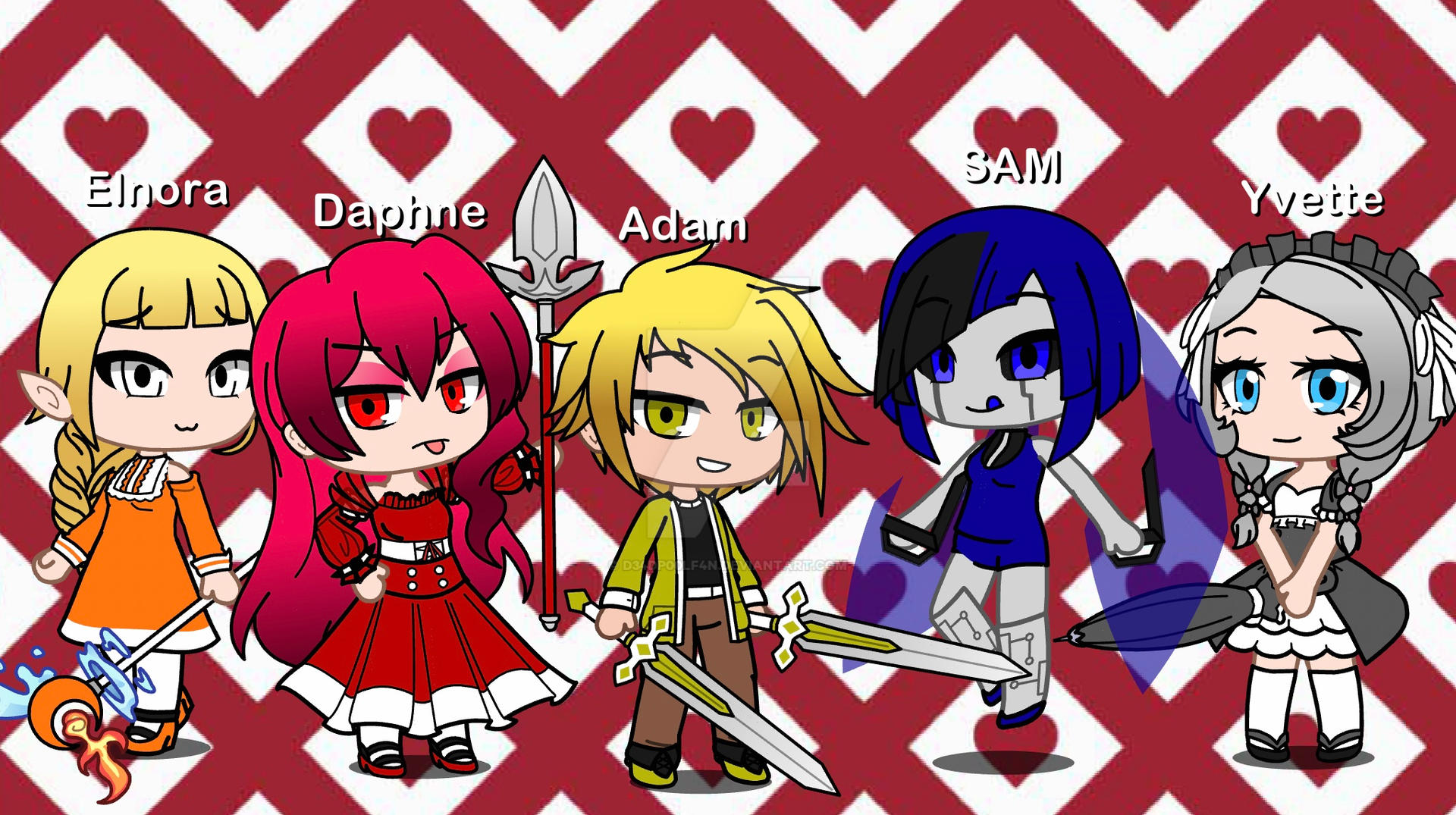 Harem Force Sixth Rangers by D34DP00LF4N on DeviantArt