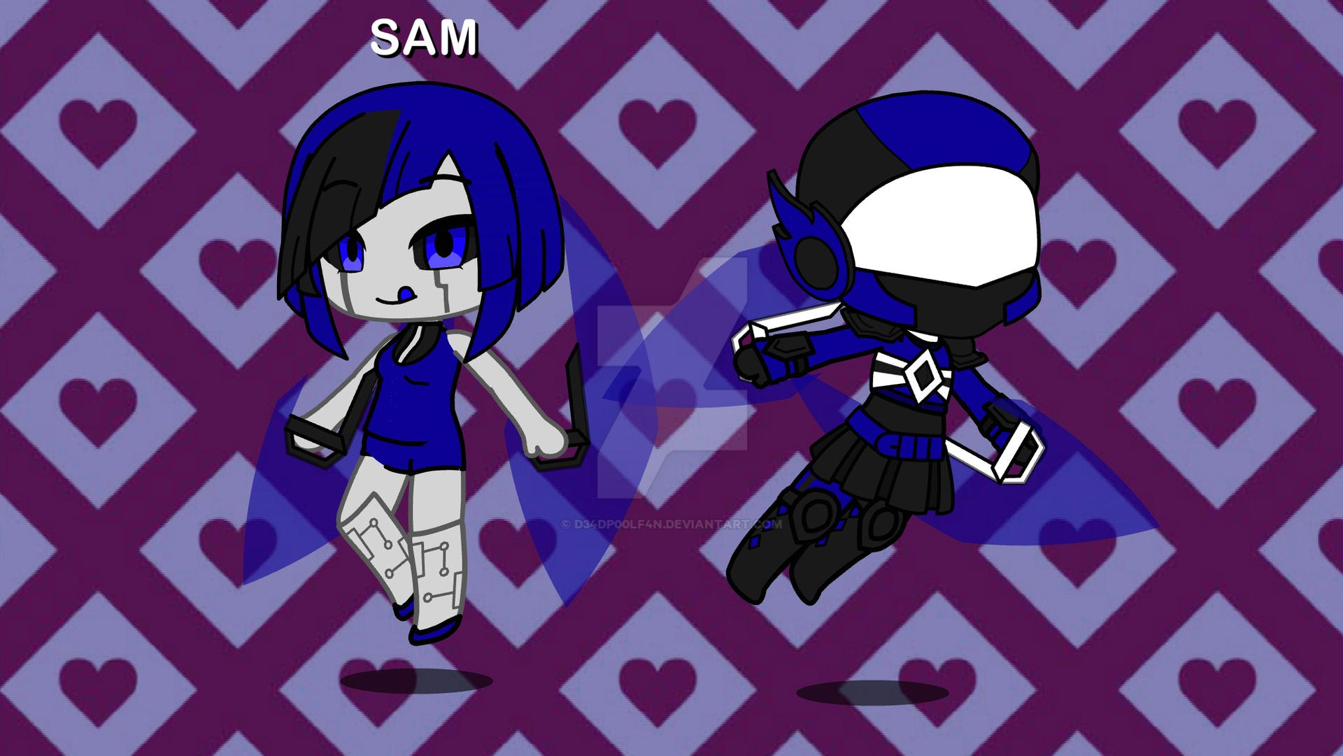 SAM, the Navy Harem Ranger by D34DP00LF4N on DeviantArt