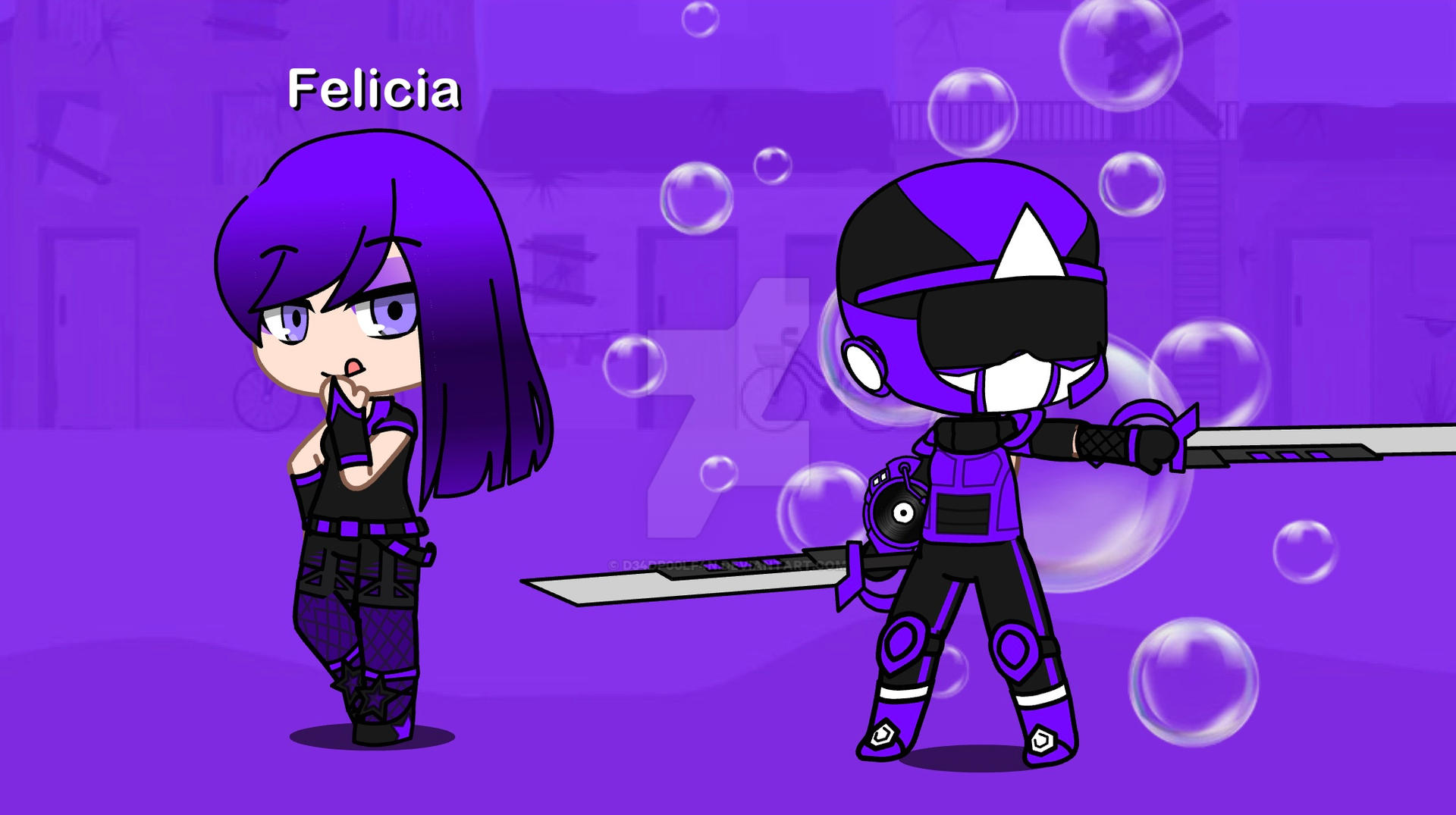 Felicia, Battlefield Violet Ranger by D34DP00LF4N on DeviantArt