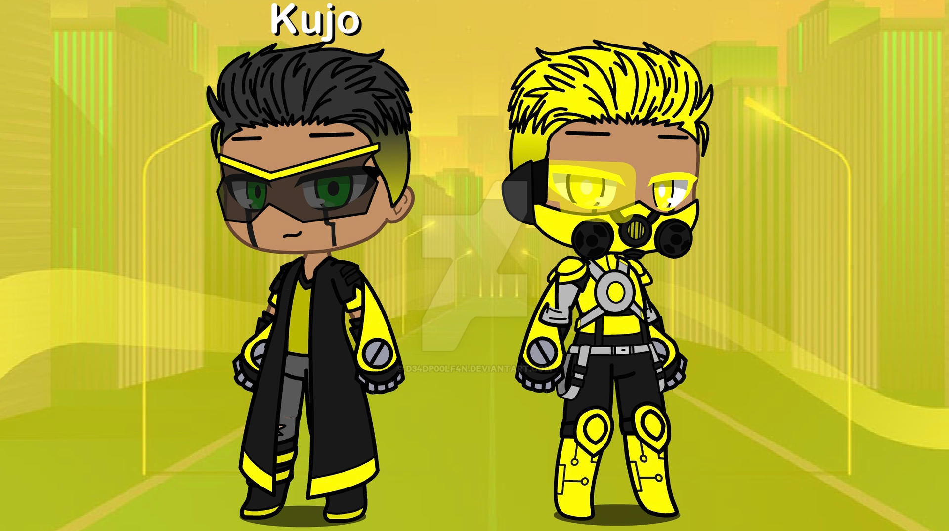 Kujo, Cyborg Yellow Ranger by D34DP00LF4N on DeviantArt