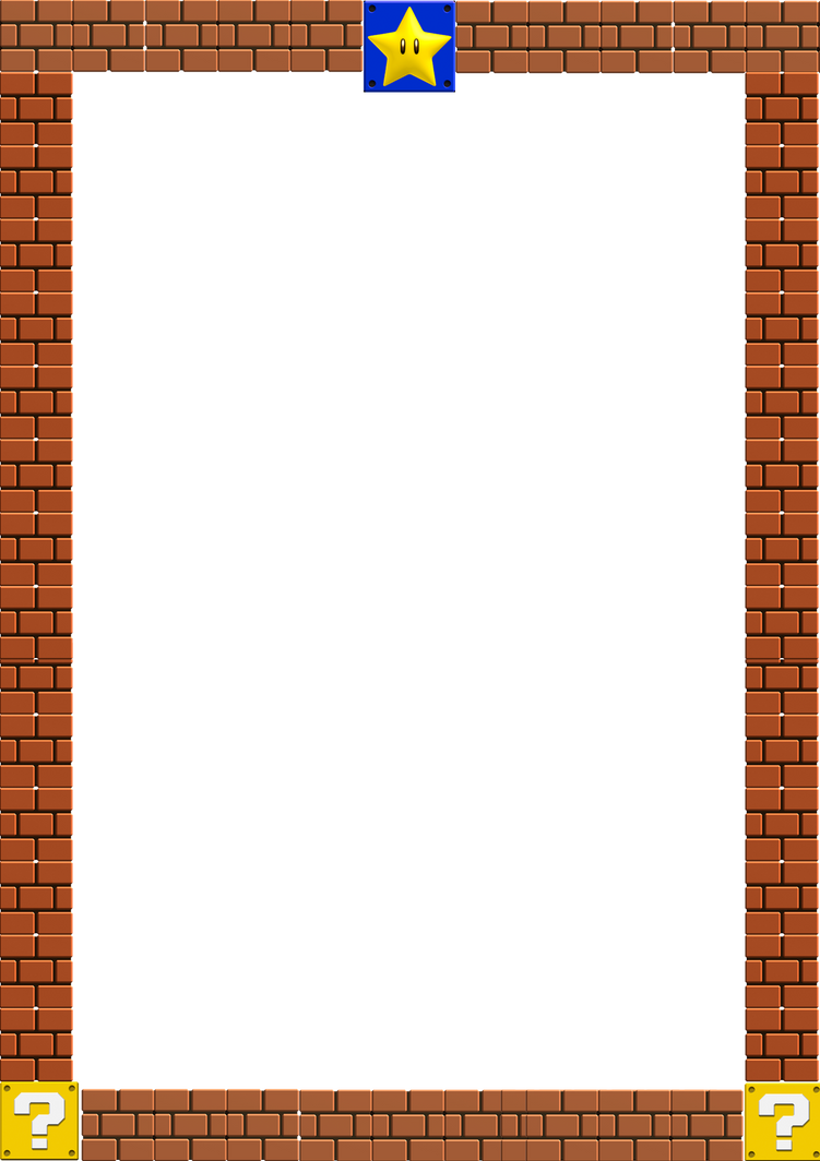 Mario Bros png Frame by helibell on DeviantArt