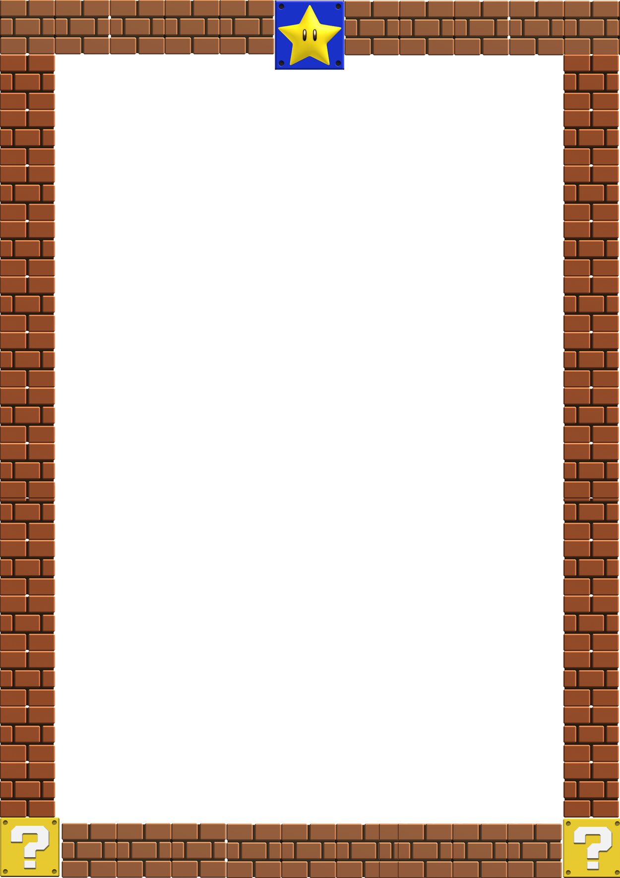 Mario Bros png Frame by helibell on DeviantArt
