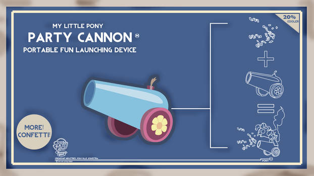 Party Cannon Schematics Wallpaper (TF2 Parody)