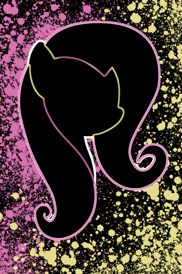 Fluttershy Splat iPod/iPhone Wallpaper