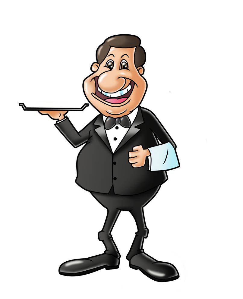 Butler Comical cartoon butler by shoofy29 on DeviantArt