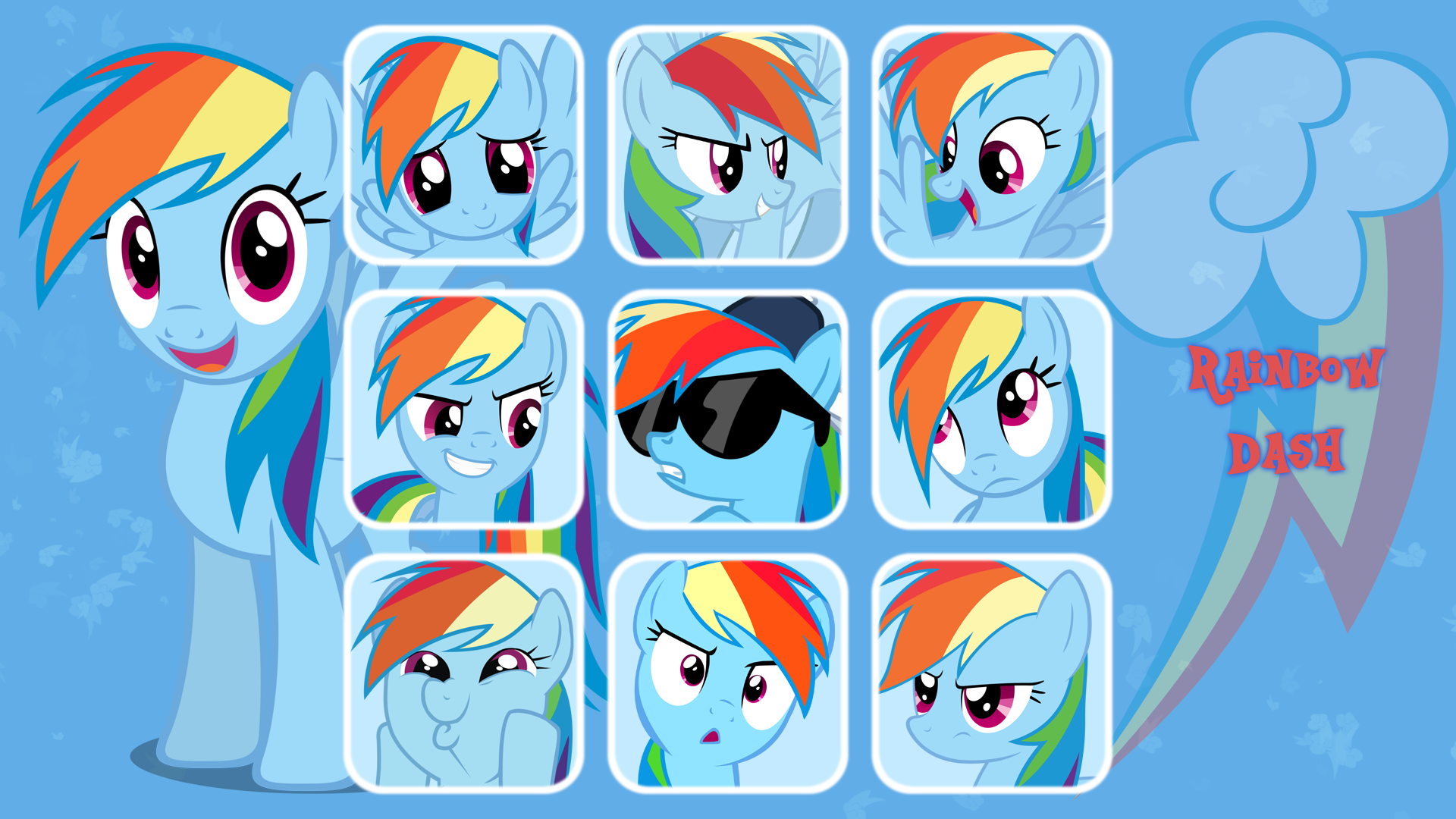 Rainbow Dash Inspired Wallpaper