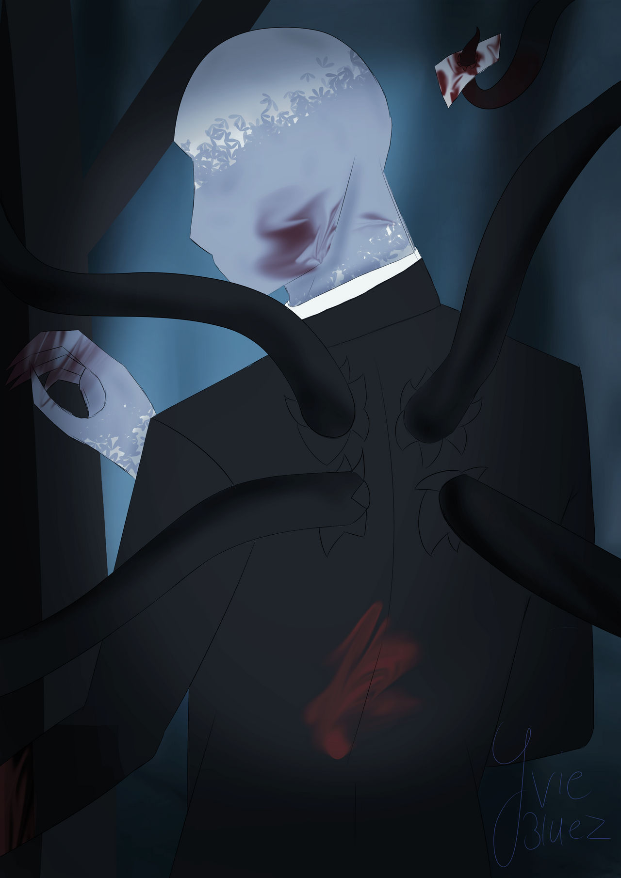 Slender Man R Slender Man fanart by YvieChan on DeviantArt
