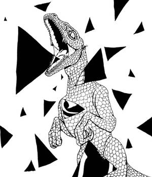 Traditional Illustration - Velociraptor
