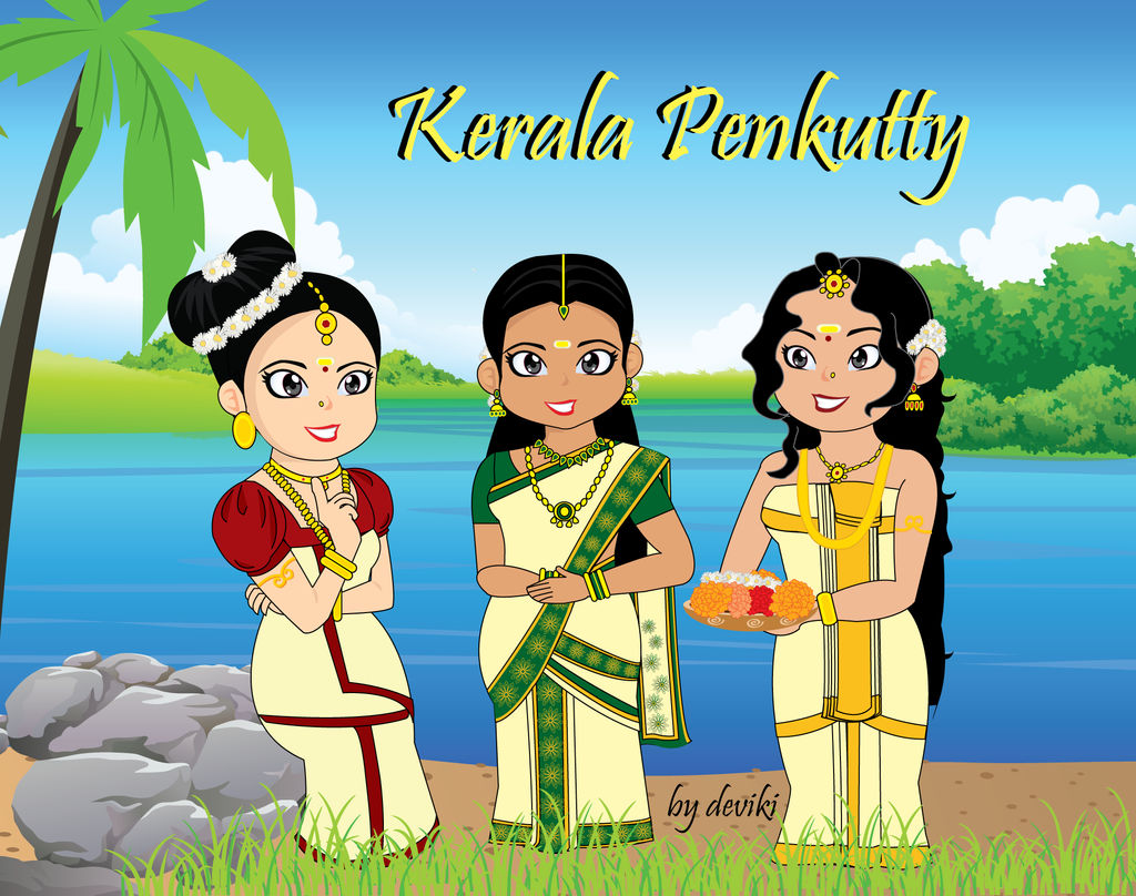Kerala Penkutty (Ladies) by deviki9 on DeviantArt Kerala Penkutty (Ladies) by deviki9 on DeviantArt