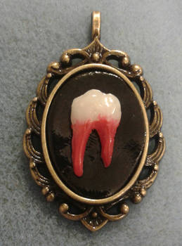 Bloody tooth cameo