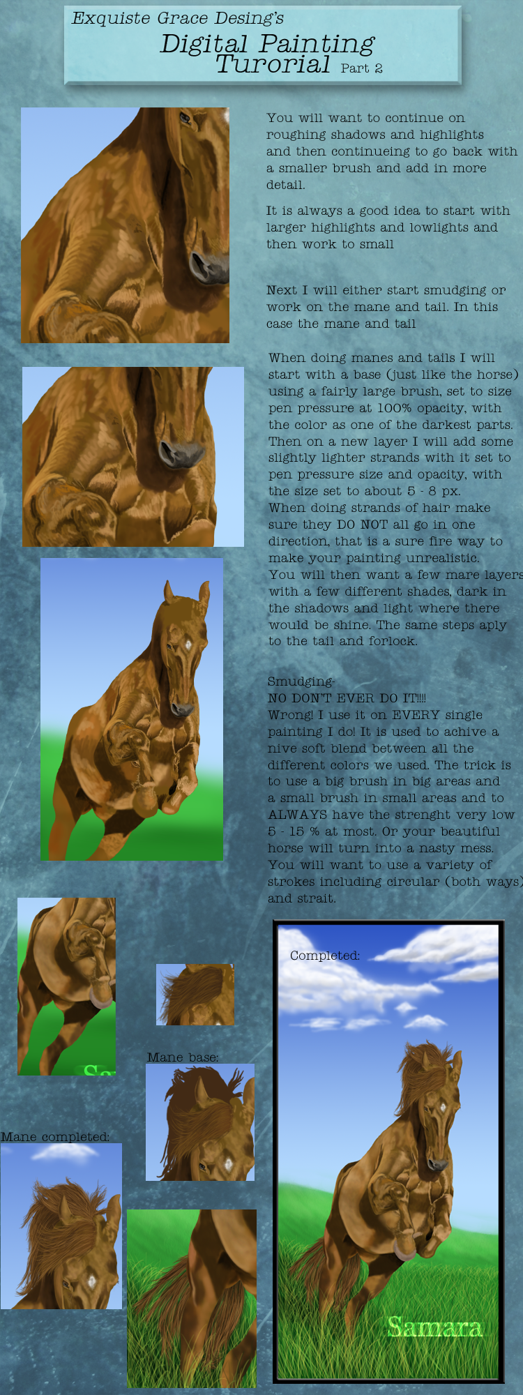 Horse Painting Tutorial Part 2
