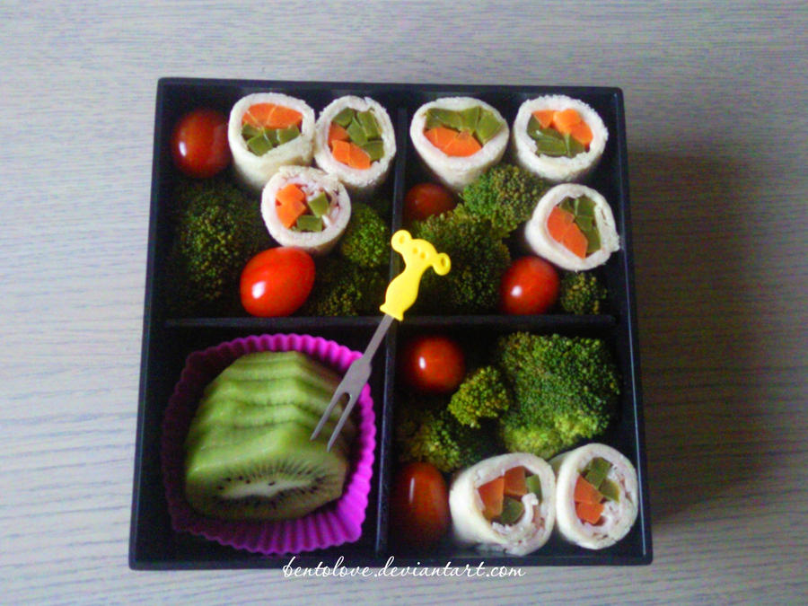 sandwich roll bento