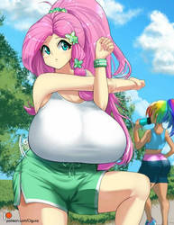 Fluttershy Work Out