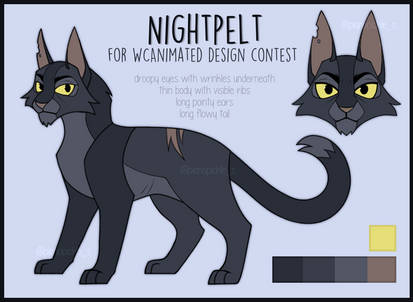Nightpelt design concept for WCAnimated contest