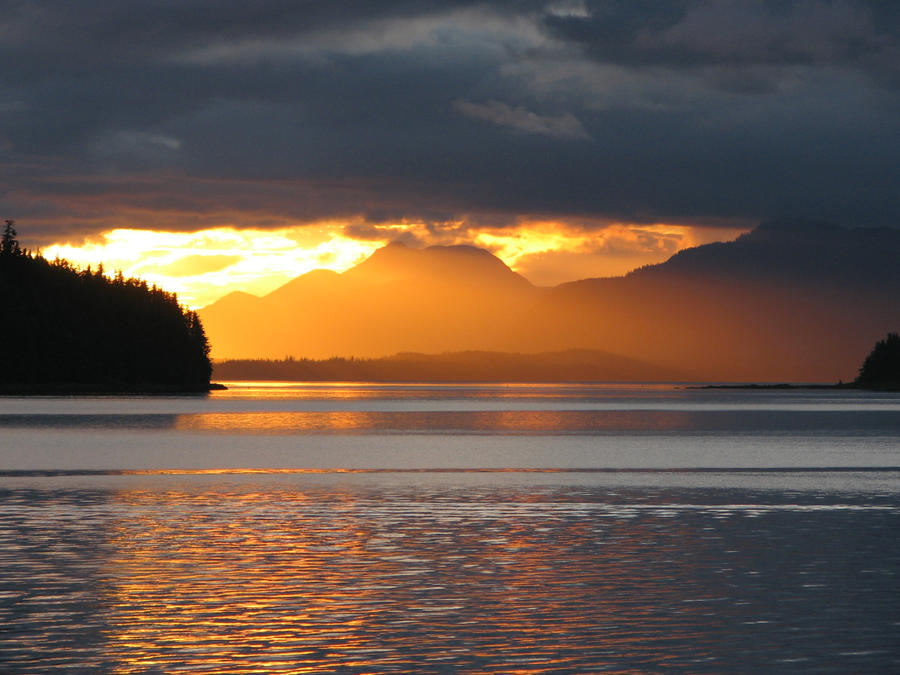 settlers cove sunset