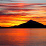 sunrise from the Alaska Ferry