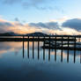 daybreak at the harbor