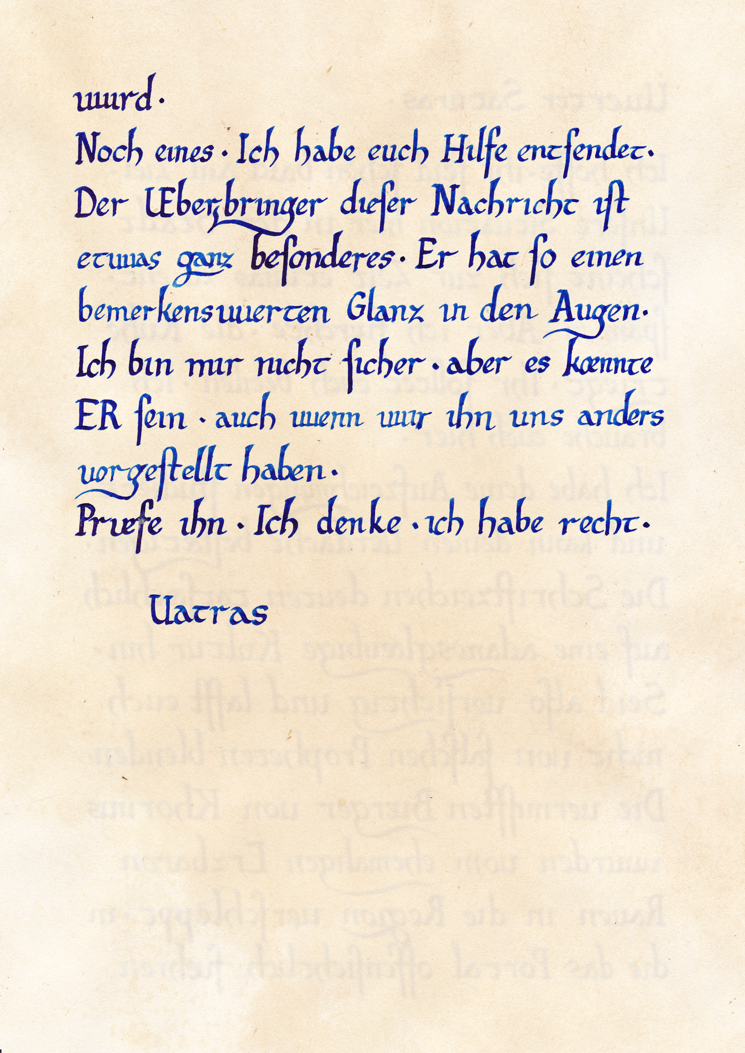 Botschaft Vatras an Saturas II (Gothic II - NotR)