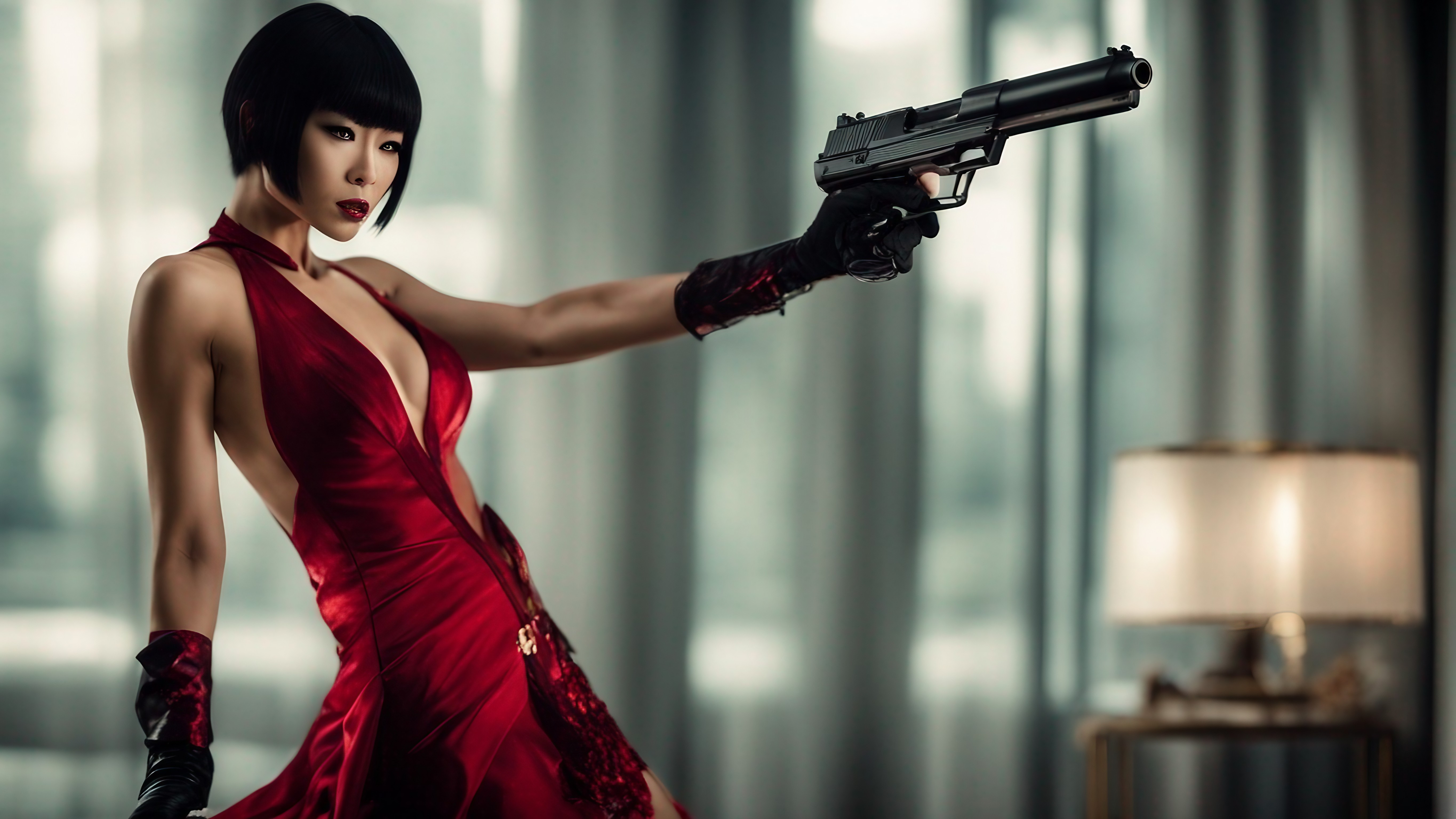 Bai Ling Dressed As Ada Wong - 9 by LoganShipyards on DeviantArt