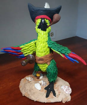 Captain Blackbeak the Pirate Parrot