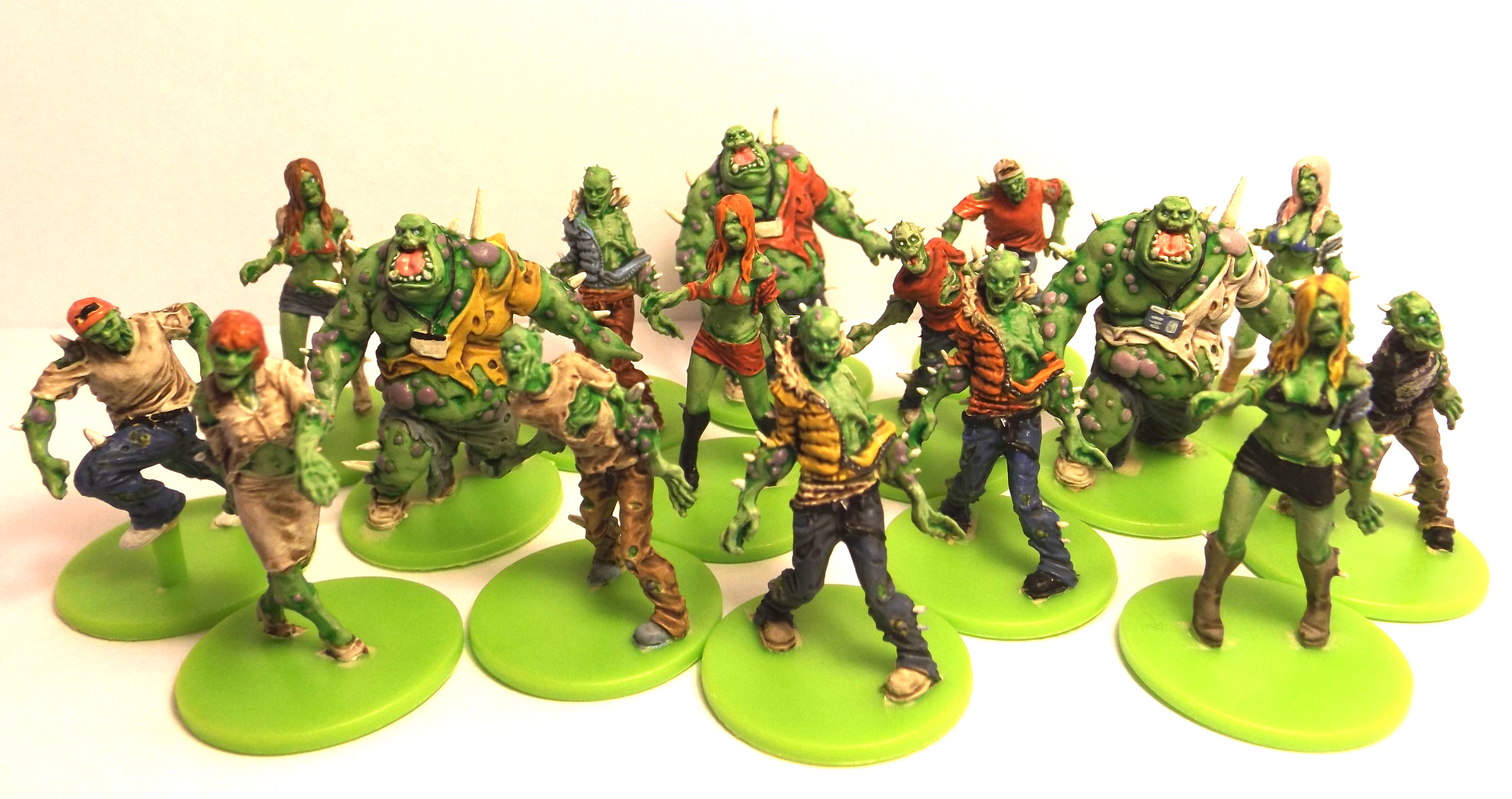 Zombicide Painted Toxic Zombies