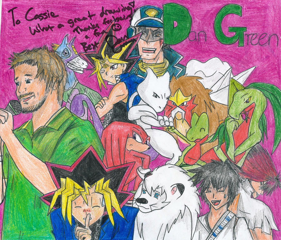 Dan Green SIGNED MY STUFF by Pikana Chuster on DeviantArt