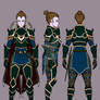 Model Sheet 3: Medieval Batgirl