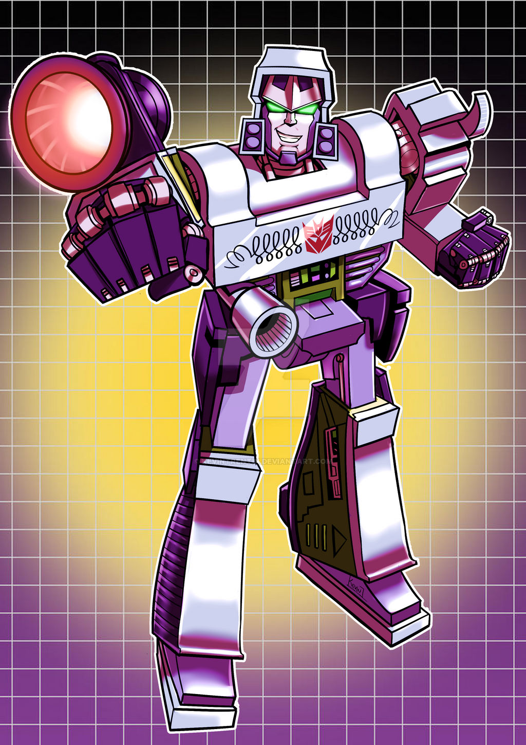 Megatron shattered glass repaint by KevinTrentin on DeviantArt
