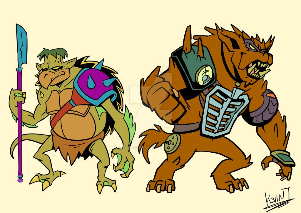 Tokka And Rahzar by KevinTrentin on DeviantArt