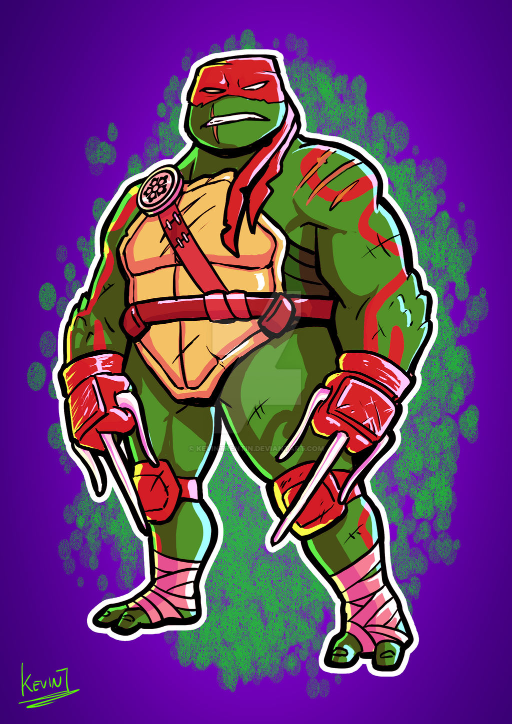 Tmnt redesign Raph by KevinTrentin on DeviantArt