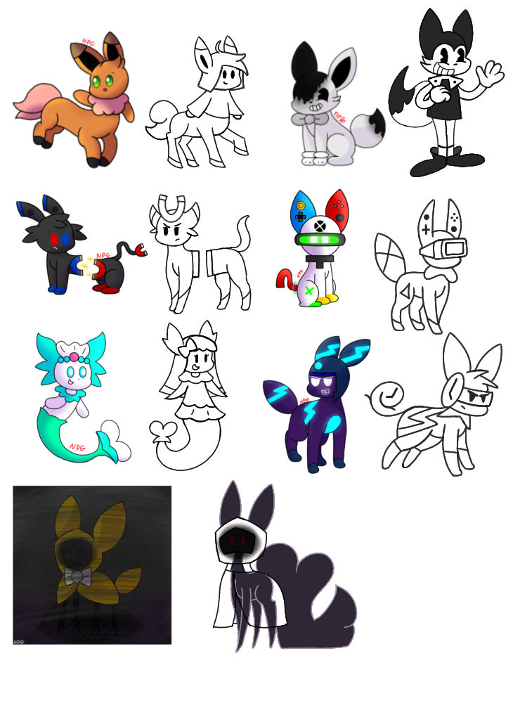 Rework character designs *WIP* by Nickplaysgaming on DeviantArt