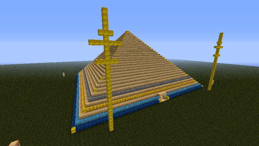 Minecraft Pyramid Ase Minecraft pyramid by SelenaSapphayre on DeviantArt
