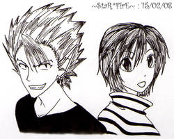 Hiruma and Mamori