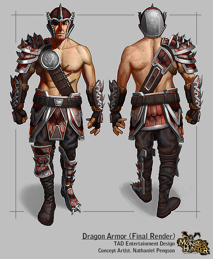 Monster Hunter Character (Final Render) by natpen on DeviantArt