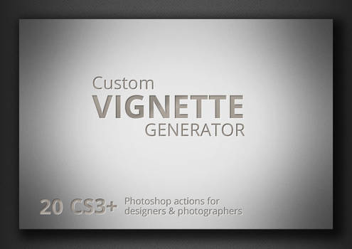 Vignette maker 20 free photoshop actions