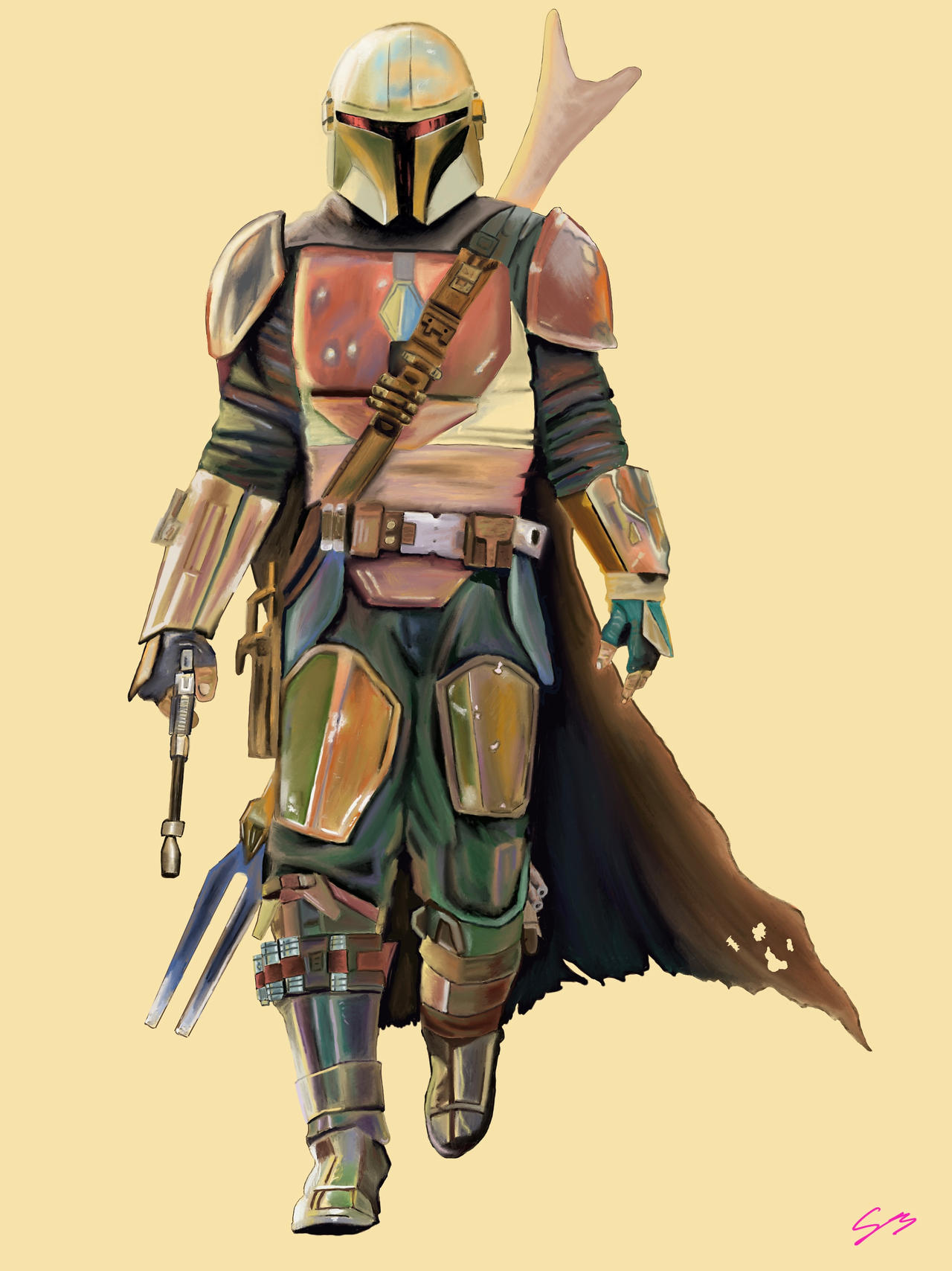 'Mando' by GarethBaker on DeviantArt