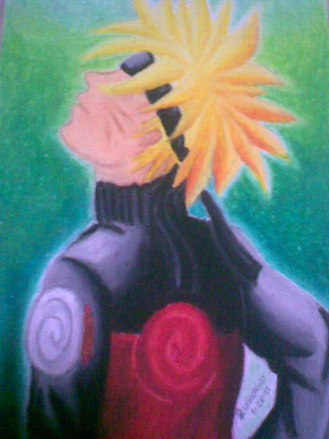 White Oil Pastels Naruto Sketch, Size: 42 Centimeter