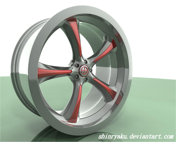 My first rims - new render by ShinRyaku on DeviantArt
