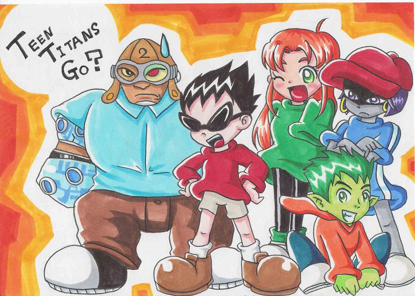 Teen Titans Door By Yang Mei On Deviantart