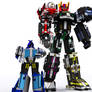 Super Train Megazord 3D and Liner boy 3D