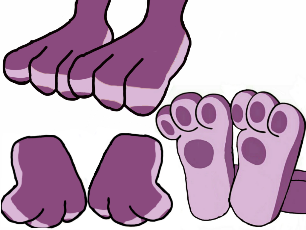 Fnaf Bonnie's feet/paws.