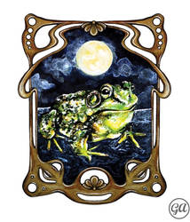 The Moonlit Frog